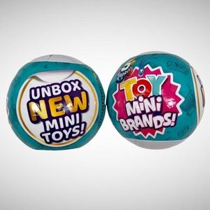 Mini Brands Zuru 5 Surprise Toy Ball Capsule Mystery Lot of 2!